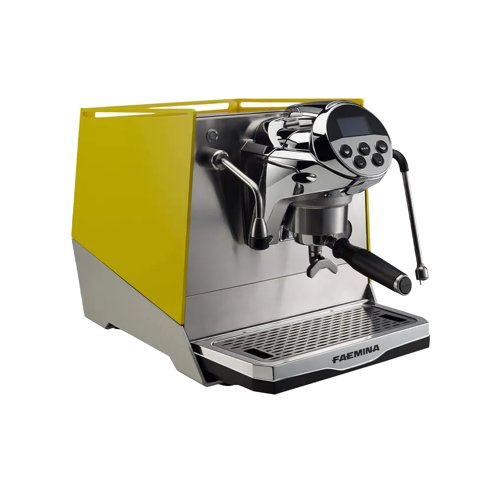 Faema Faemina - Seitenansicht Gelb