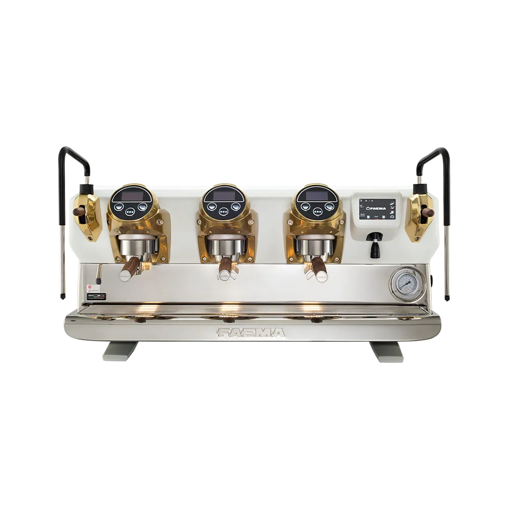 Faema E71E - Frontalansicht Weiß