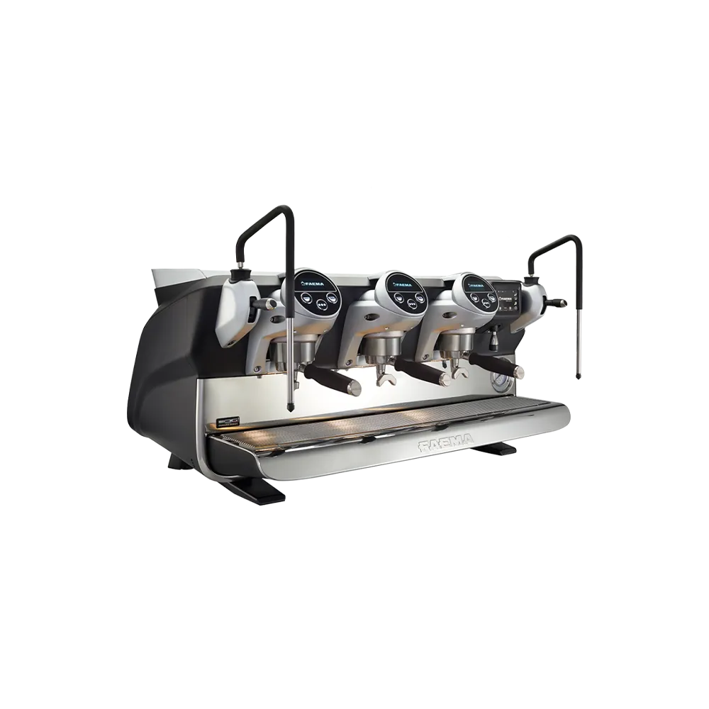 Faema E71E - Seitenansicht Schwarz