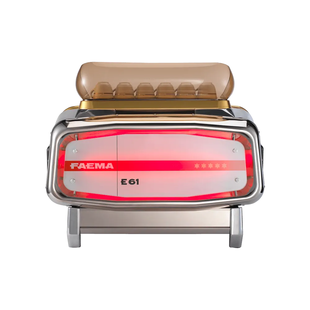 Faema E61 - Rückseite Silber