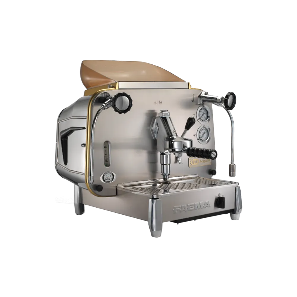 Faema E61 - Seitenansicht Silber