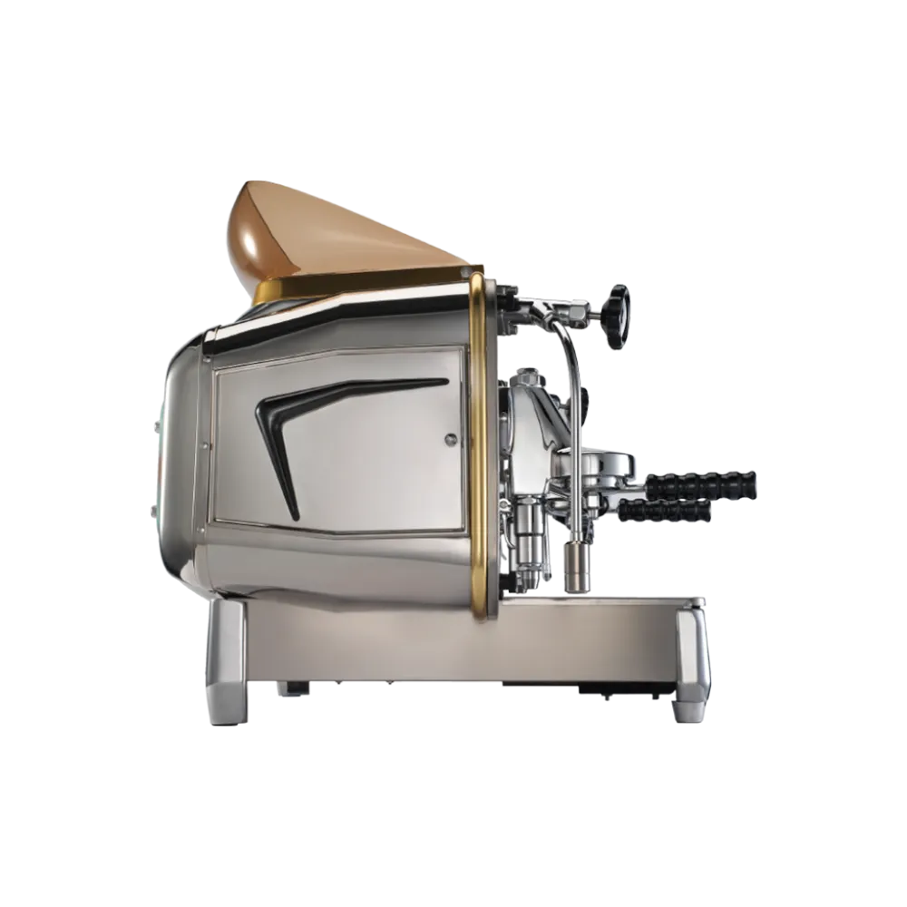 Faema E61 - Seitenansicht Silber