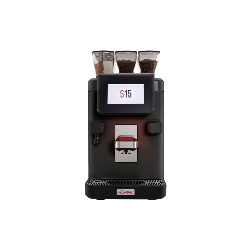 LaCimbali S15 - Frontalansicht Schwarz