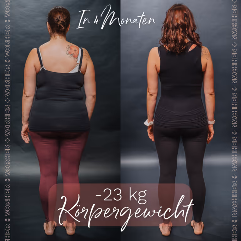 Vorher Nachher Bild Lisa Abnahme -23 kg