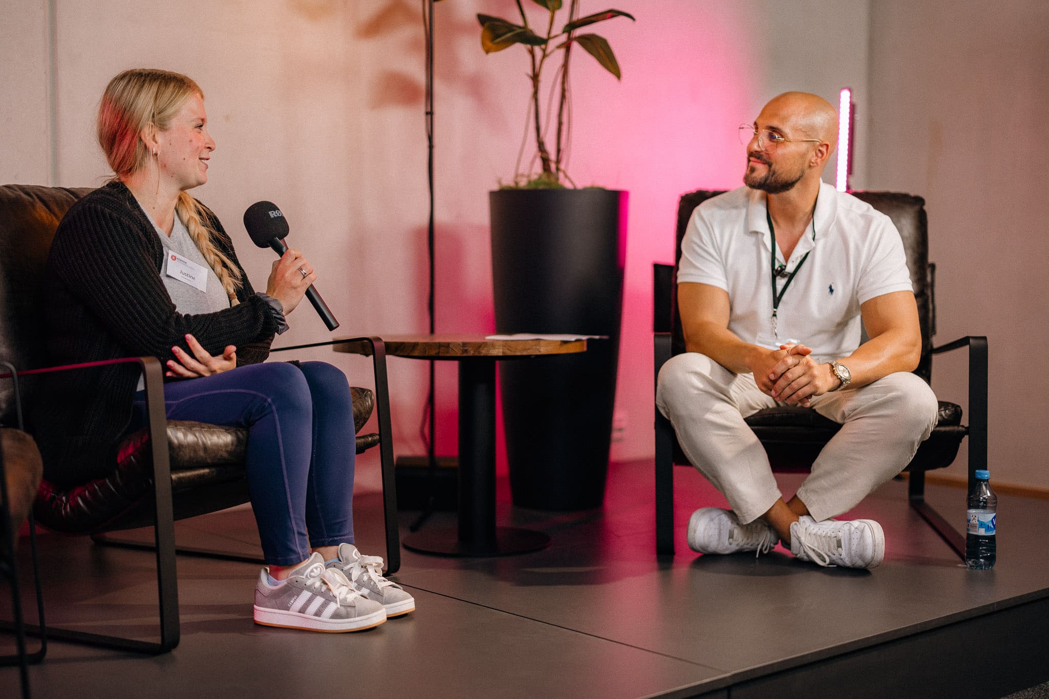 Justine im Interview mit Andreas Kotte über ihren Weg zu 20 kg abnehmen