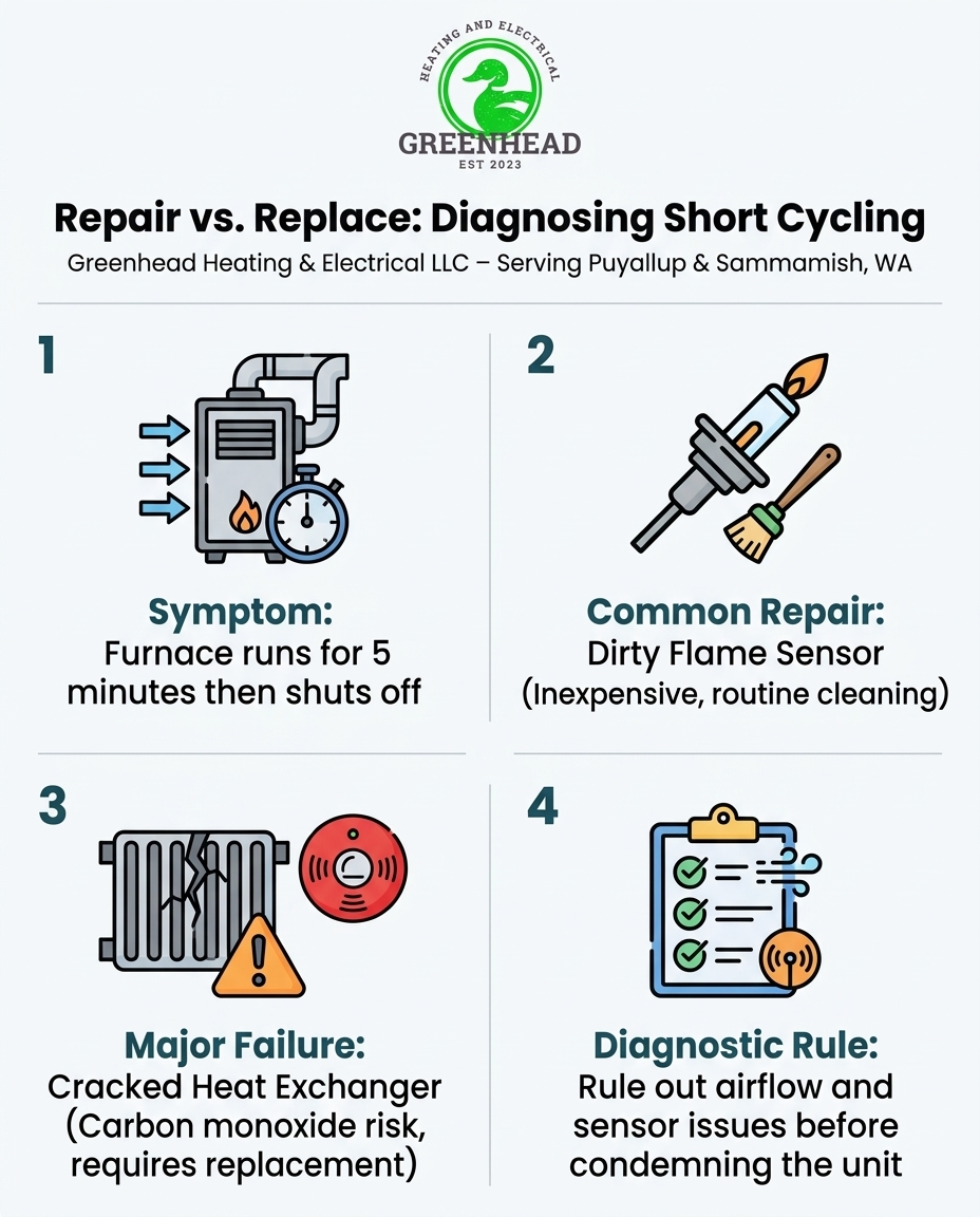 Repair vs. Replace: Diagnosing Short Cycling