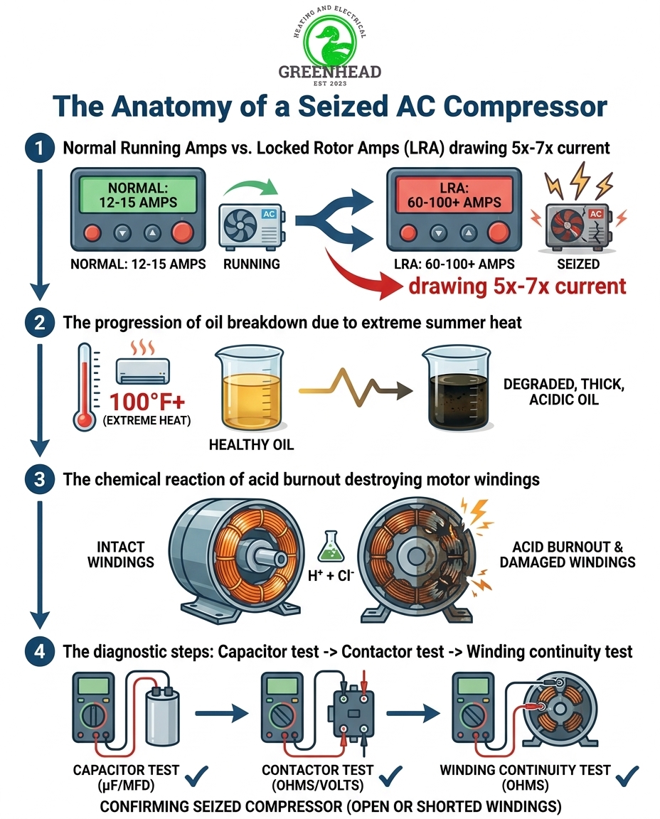 The Anatomy of a Seized AC Compressor