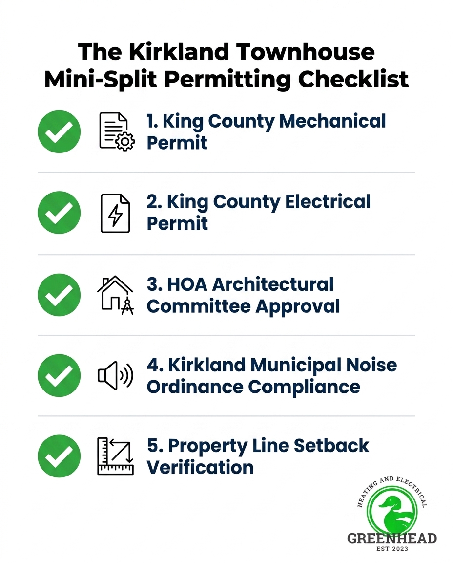 The Kirkland Townhouse Mini-Split Permitting Checklist