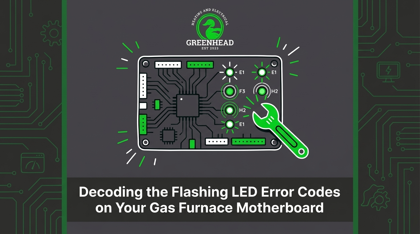 Decoding the Flashing LED Error Codes on Your Gas Furnace Motherboard