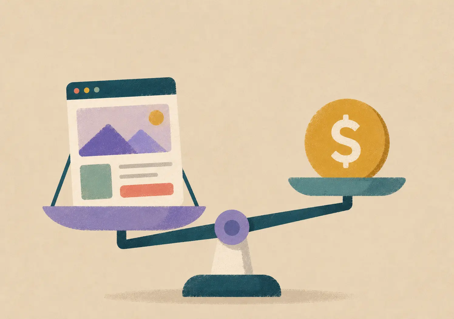 Editorial illustration accompanying Website Redesign Cost in Hong Kong: 2026 Guide