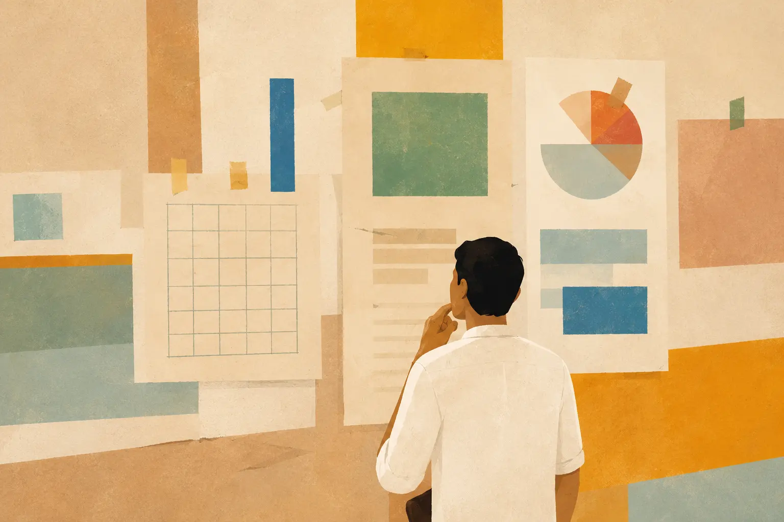 Editorial illustration accompanying How UX Design Improves Website Conversion Rates