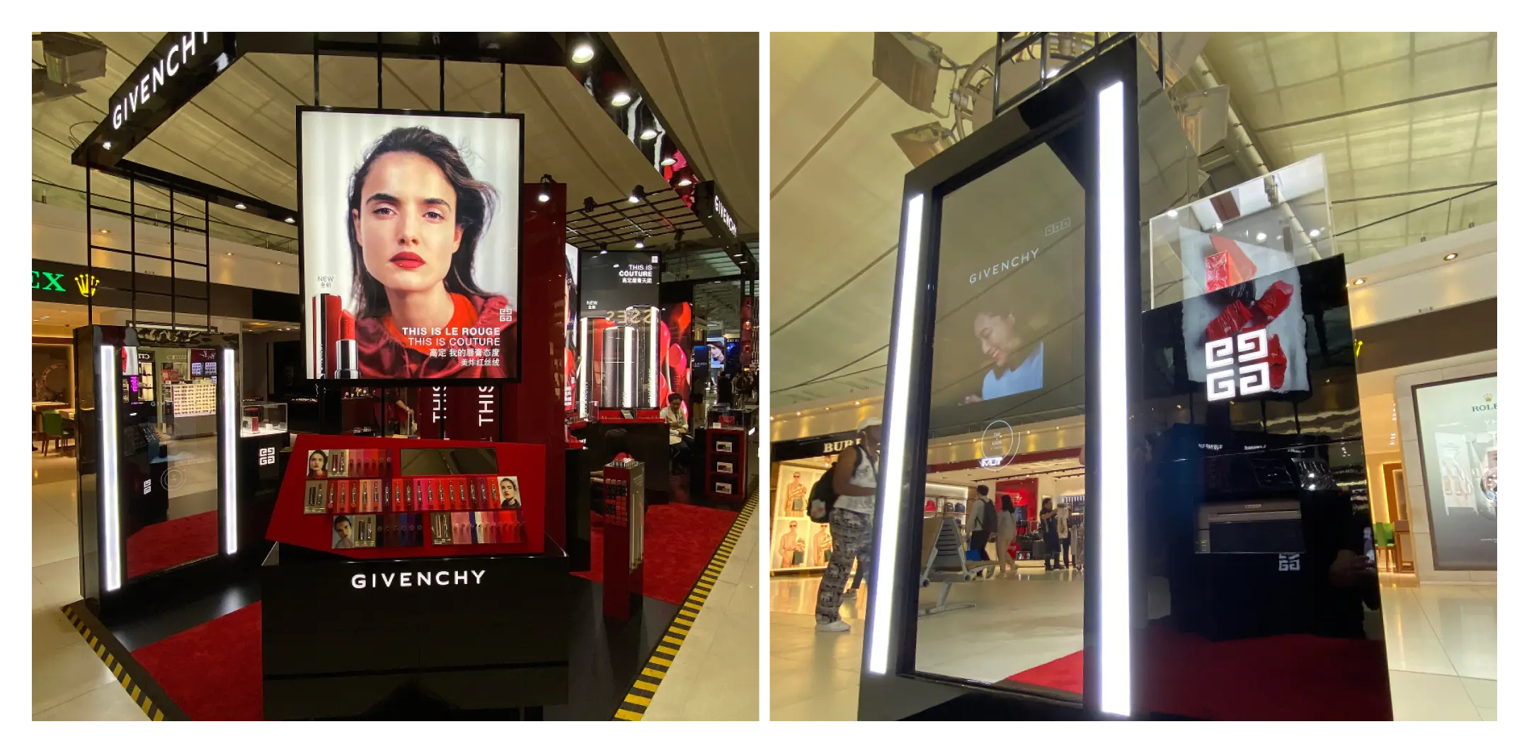 Givenchy interactive retail photography experience by ULTD — project showcase 1