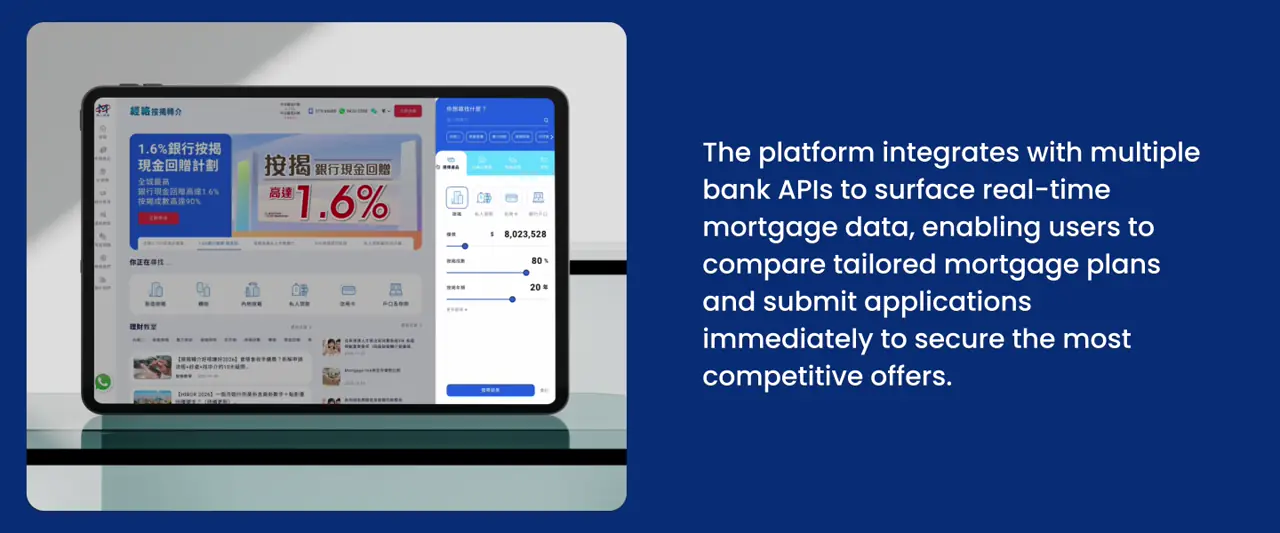 mReferral mortgage comparison platform by ULTD — project showcase 4