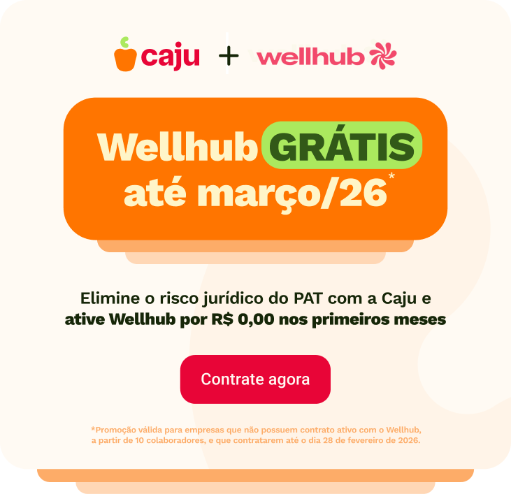 Zeca Pagodinho segurando um cartão Caju com um letreiro que diz "Benefícios que dão vontade de ser CLT"
