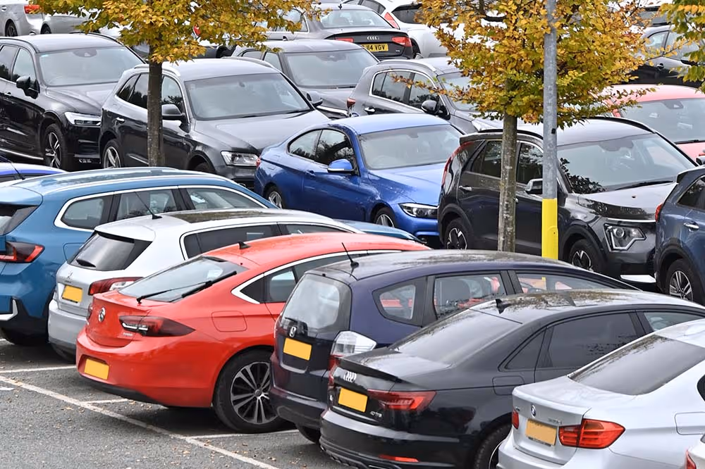 Cars Parked at Manchester Airport