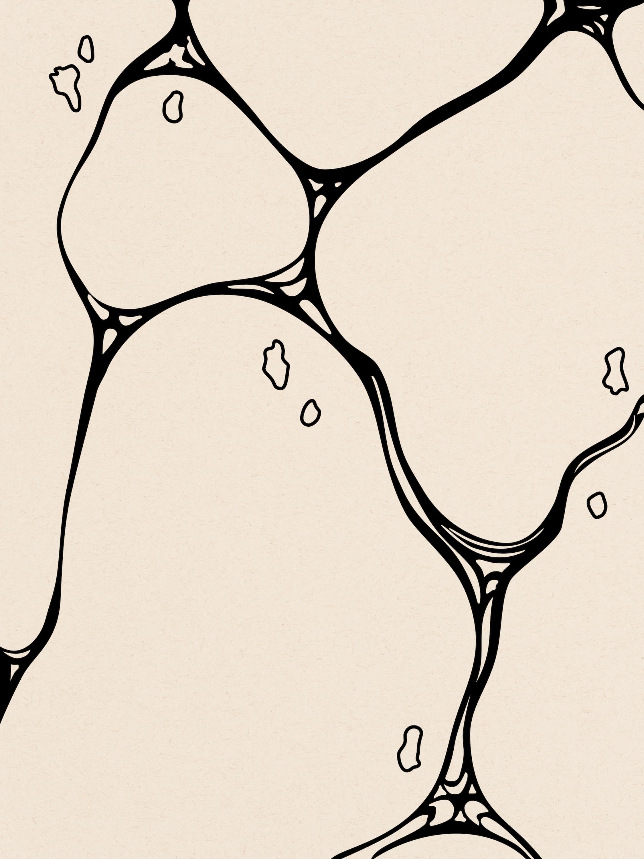 Wave and ripple design inspired by Hamonshu — contemporary art print by Maison TALI.