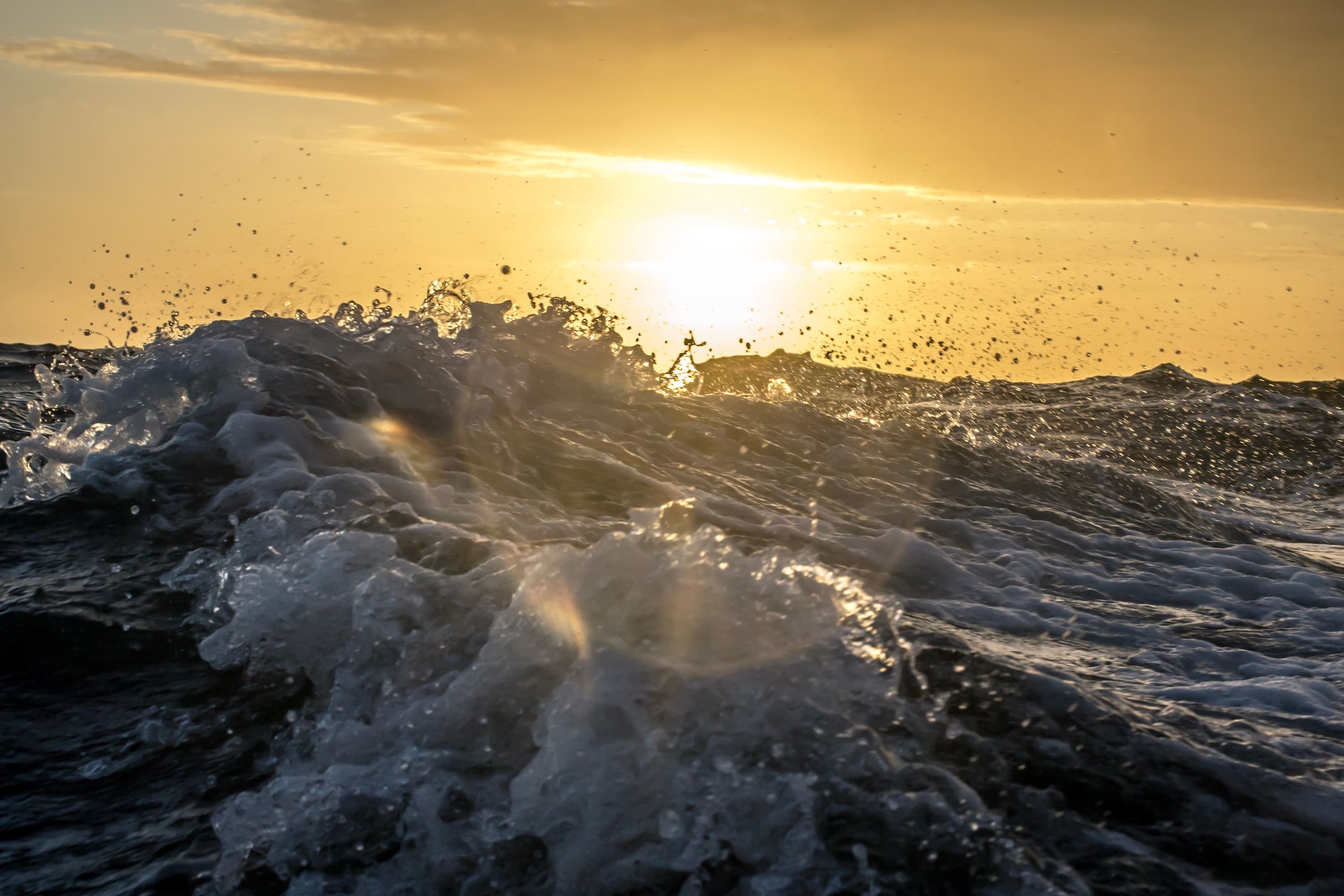 Wild sea forming organic patterns — fine art photograph of movement and energy by Maison TALI.