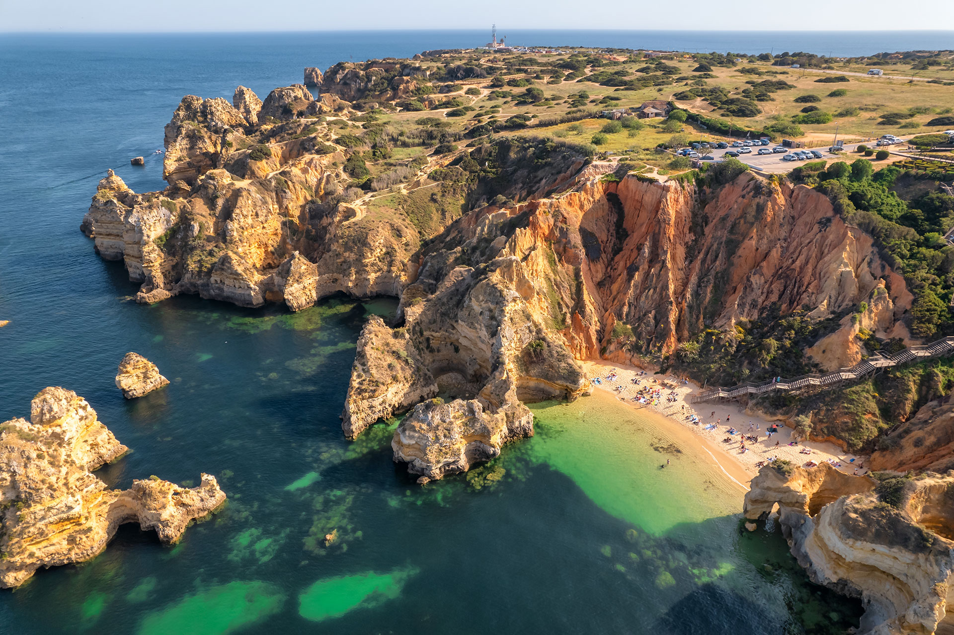Praia do Camilo beach near Lagos in the Algarve
