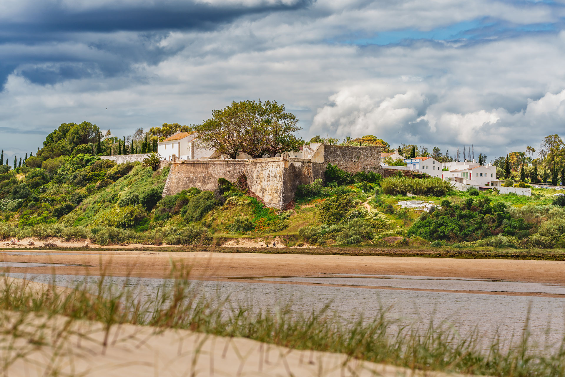 Scenic view of Cacela Velha ancient fort 