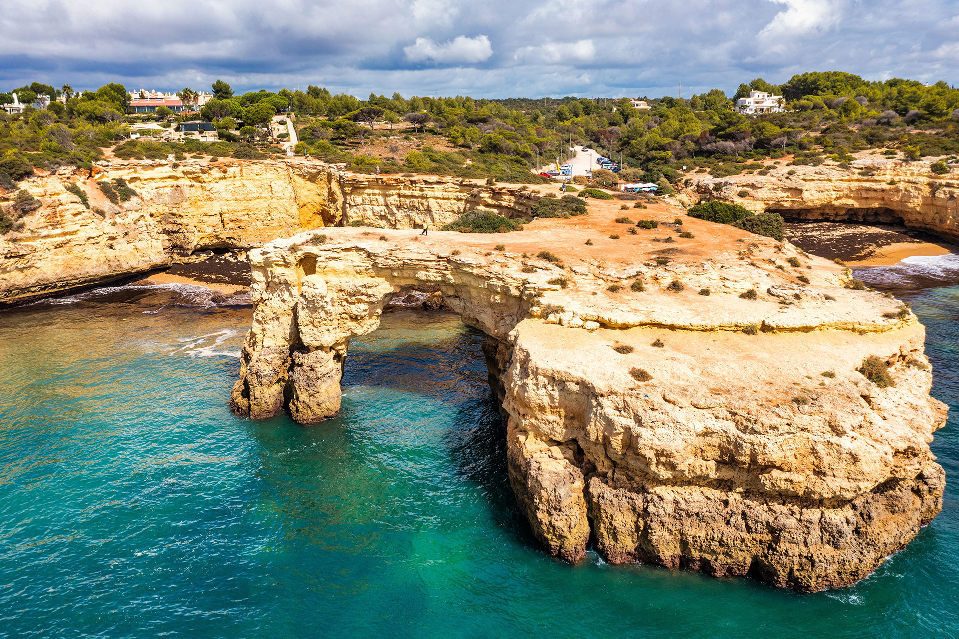 Praia de Albandeira in Lagoa Portugal