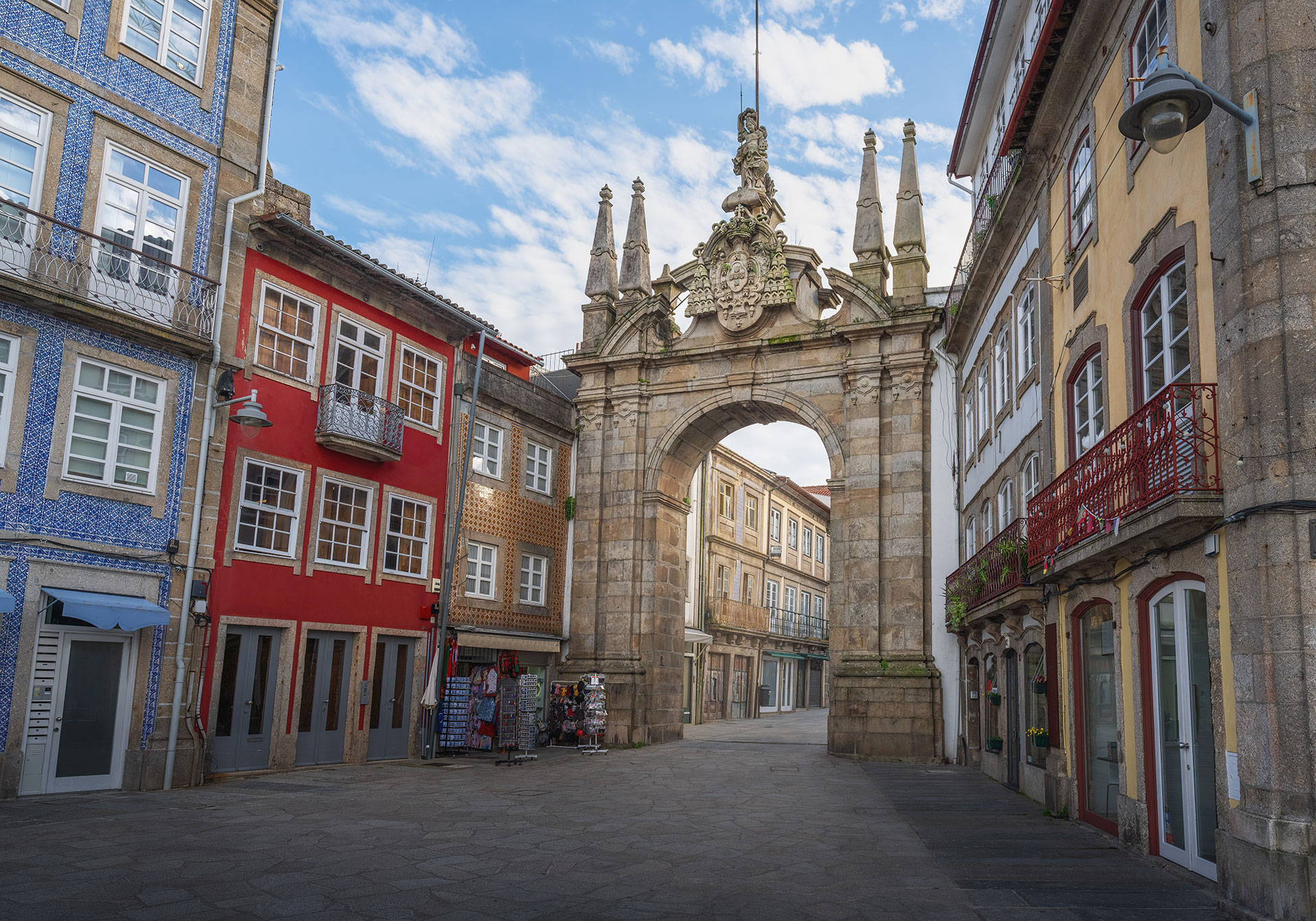 Arco da Porta Nova in Braga, an iconic landmark