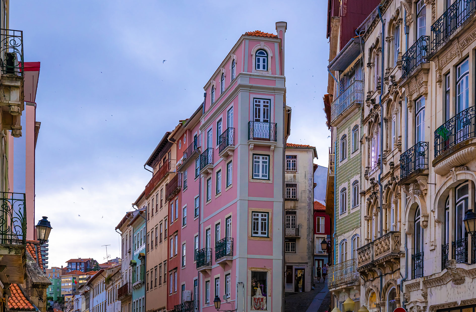 Traditional architecture in Coimbra, Portugal