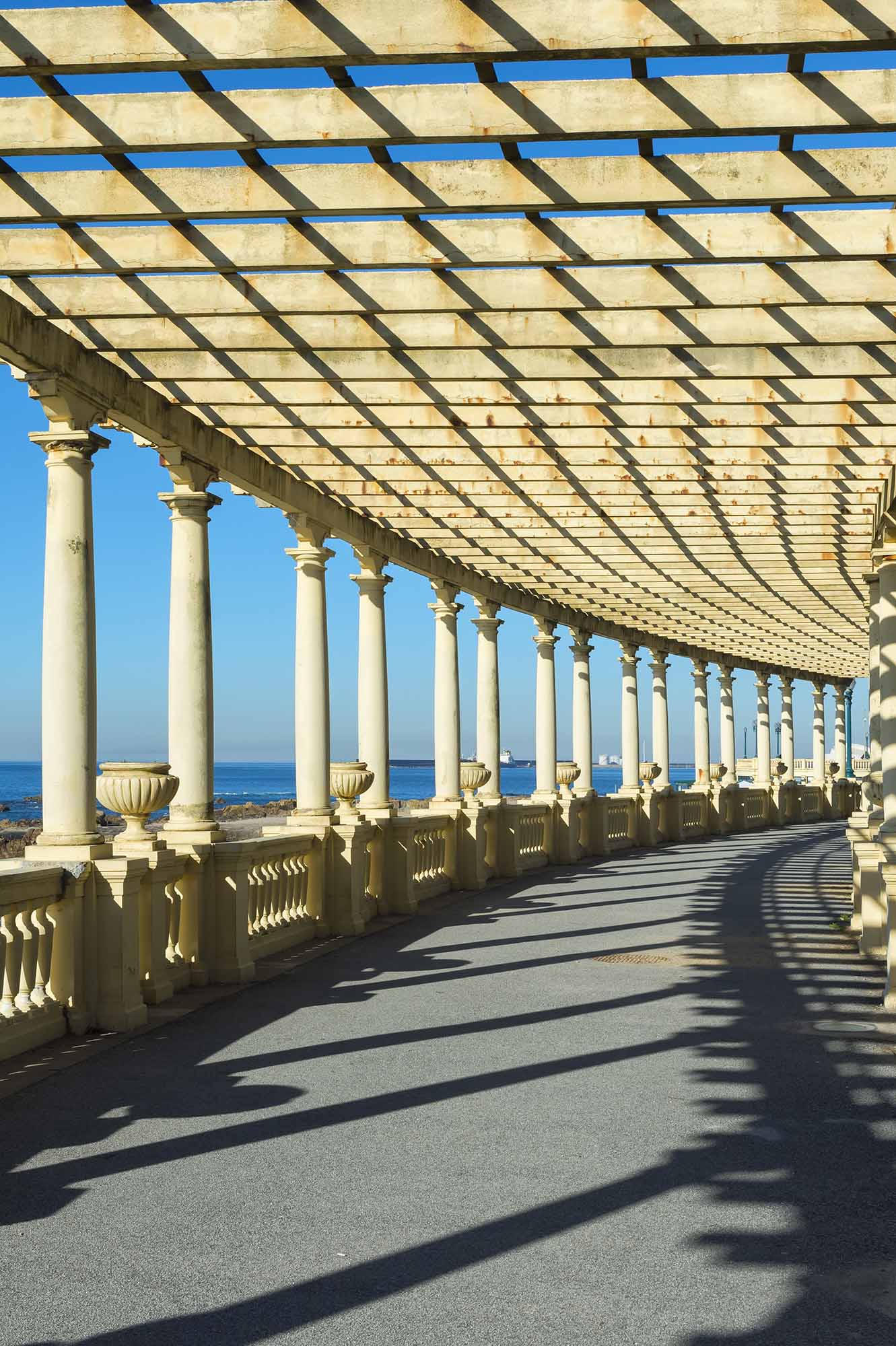 Foz do Douro seafront promenade, Porto Beach, Portuga