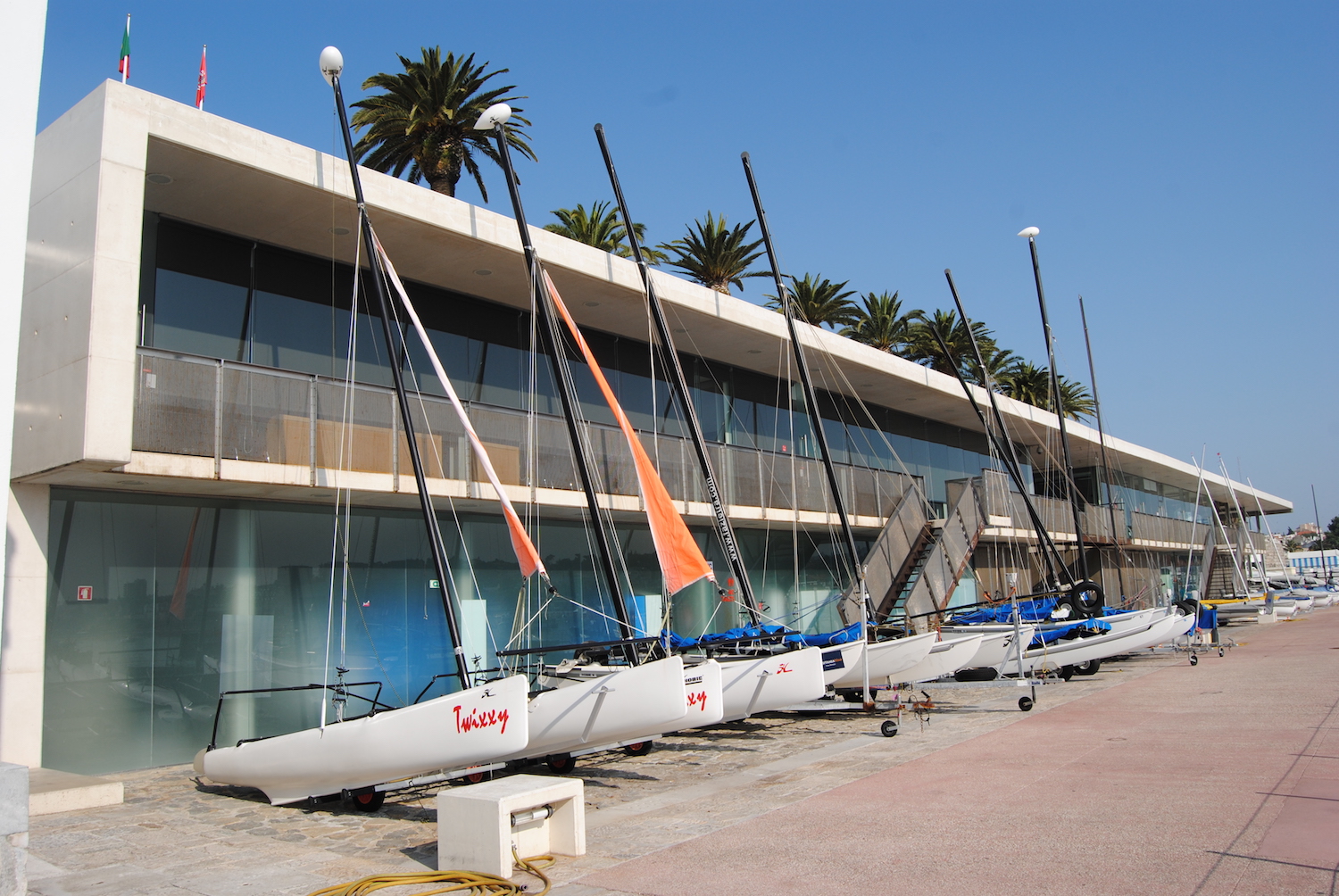 Clube Naval de Cascais marina and sailing club is known for its regattas