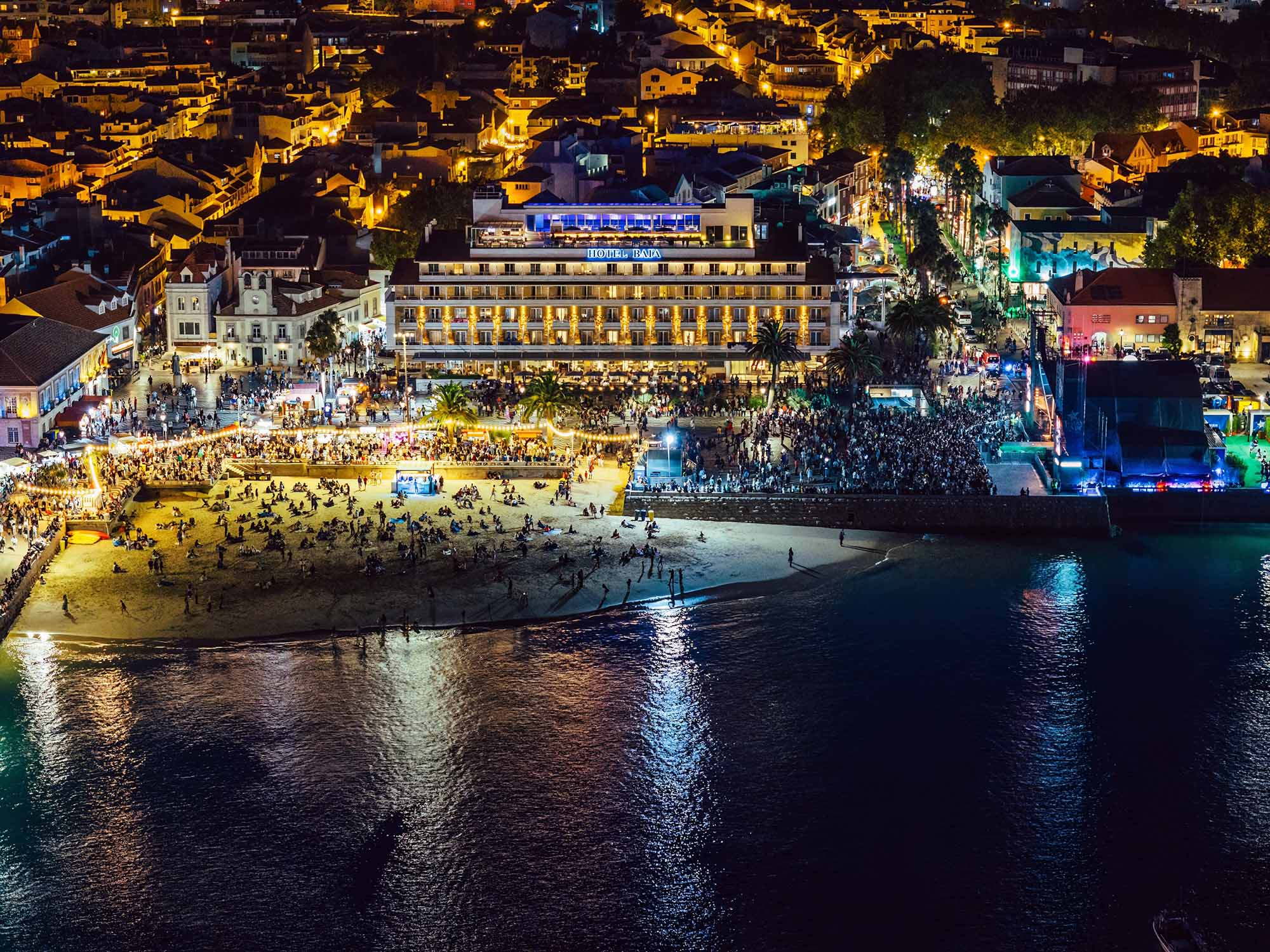 Bustling Festas do Mar week-long concerts in Cascais, Portugal