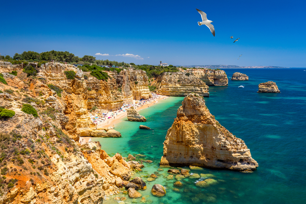Praia da Marinha, the Algarve, Portugal