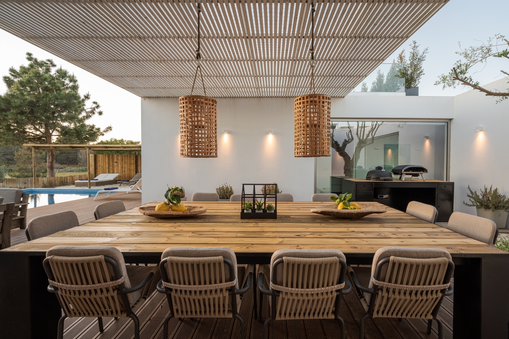 Inside a modern villa in Portugal with luxury furnishing