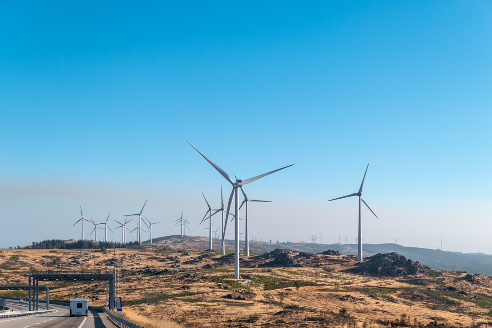 Wind turbines in Portugal