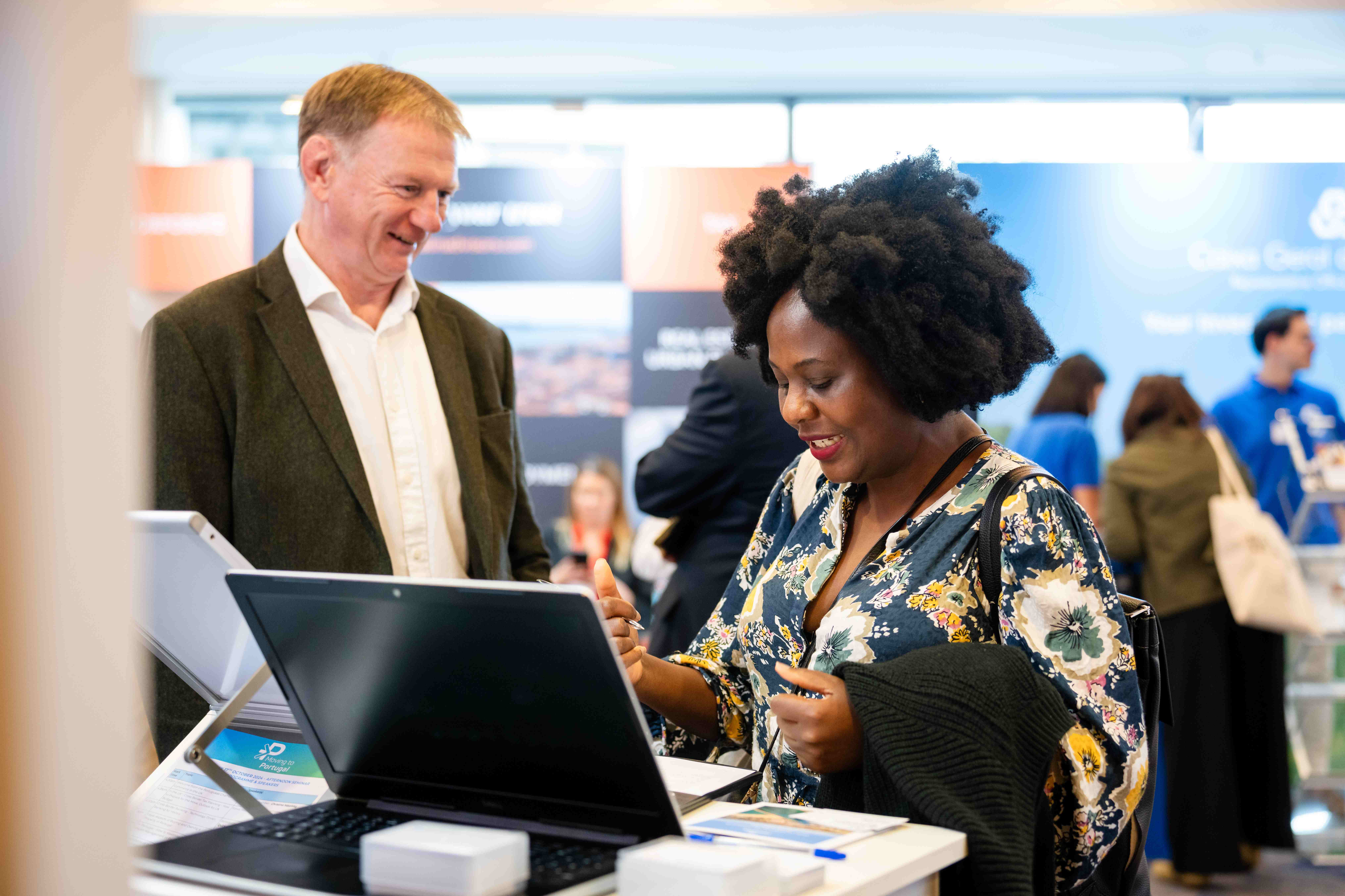 Portugal Pathways representative supporting client