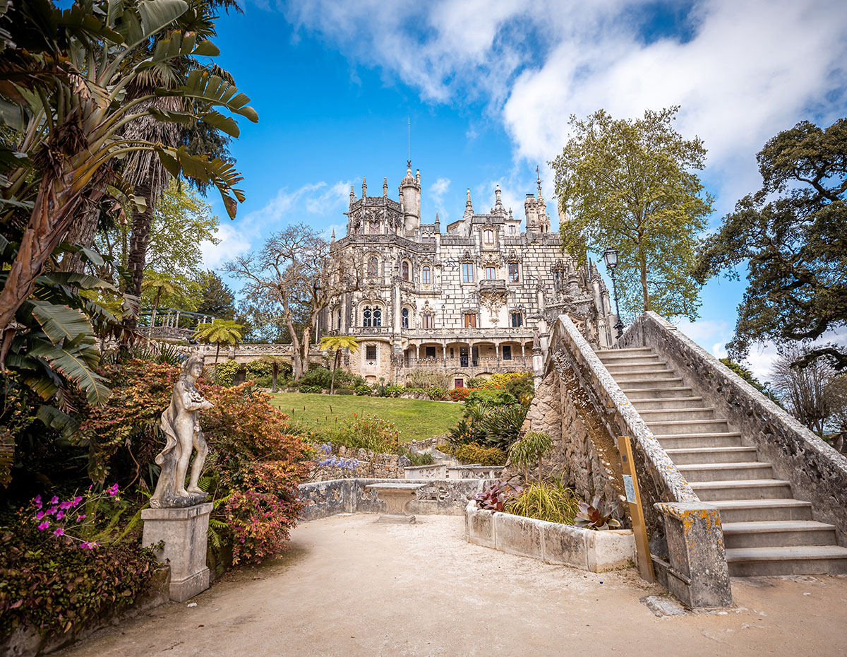 Quinta da Regaleira palace in Sintra, Portugal