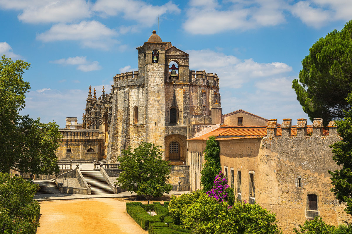 Convent of Christ, a historical monument that was once the headquarters of the Knights Templar