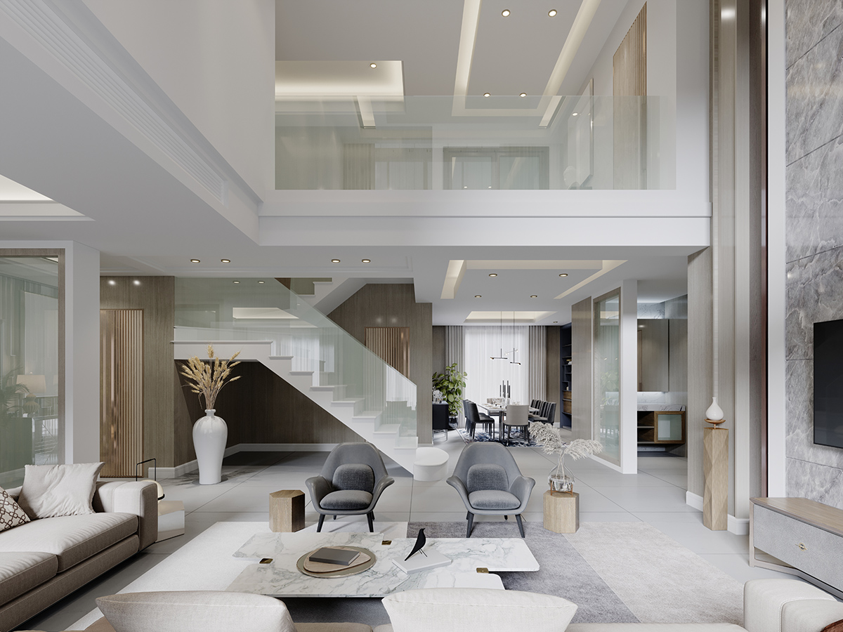 Interior of luxury home