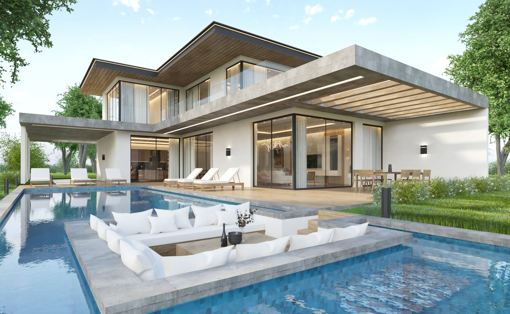 Luxury villa in Portugal with large swimming pool