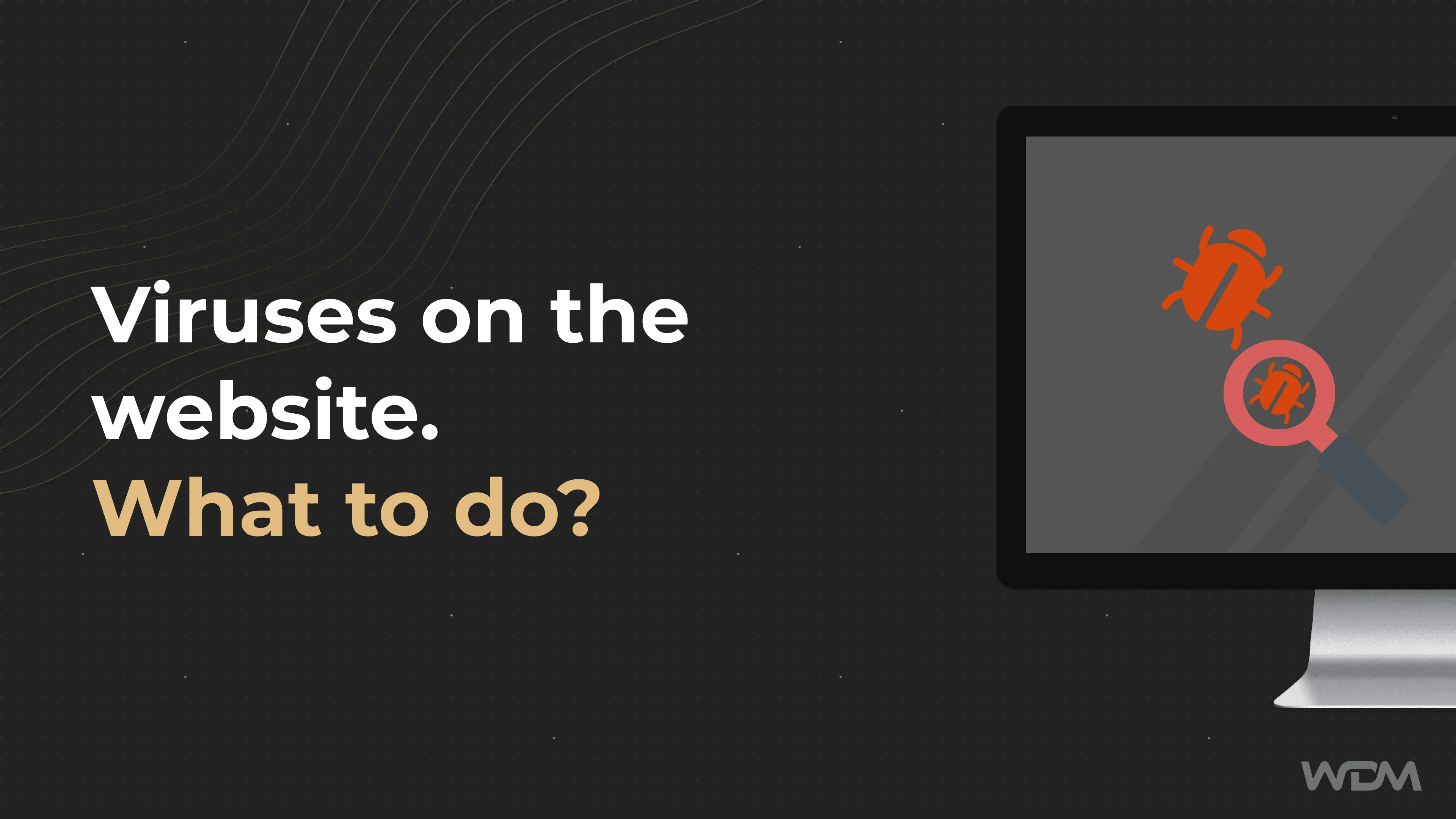 E-Commerce article thumbnail with the caption "Viruses on the website. What to do?"