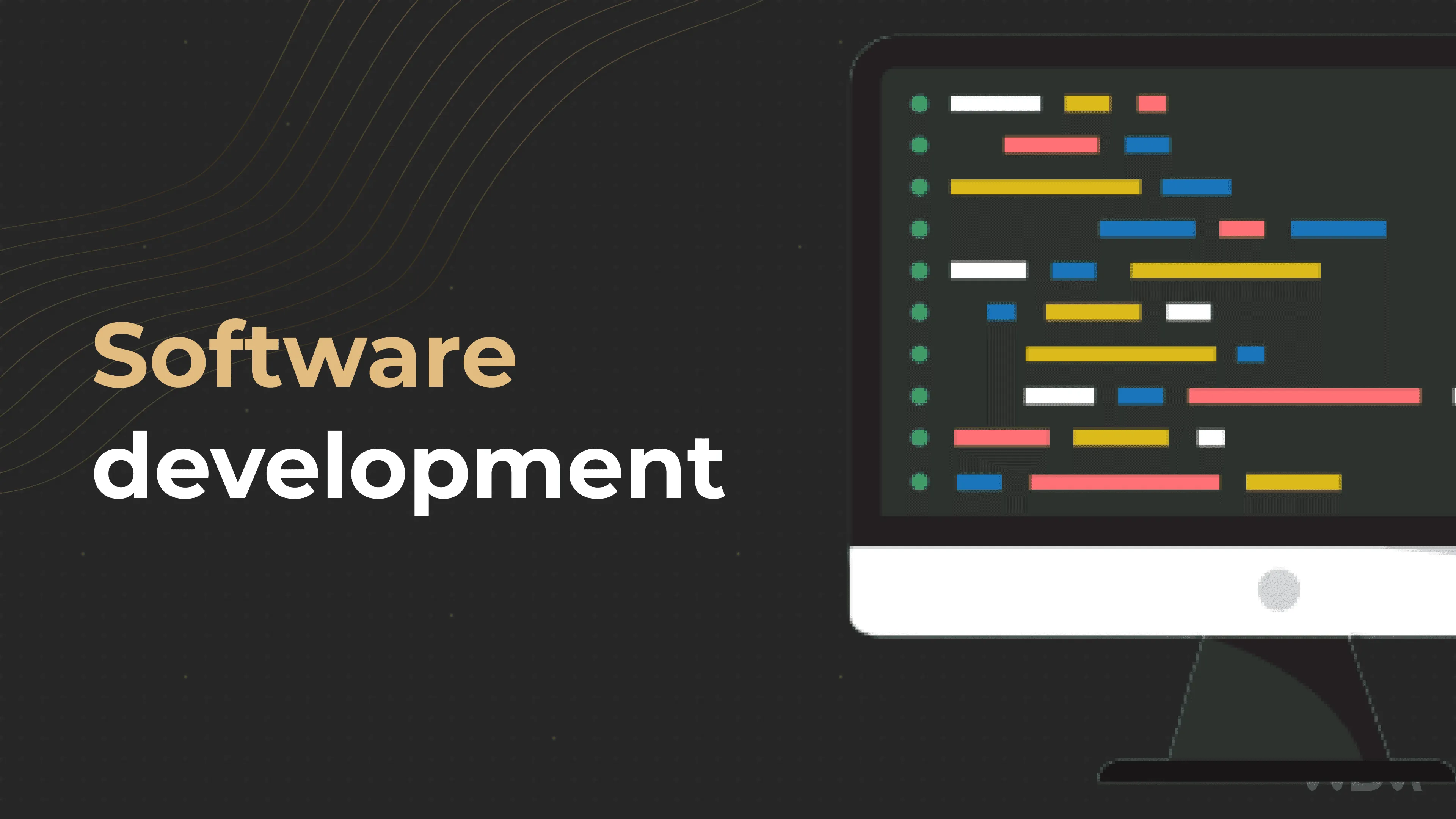 E-Commerce article thumbnail with the caption "Software development"