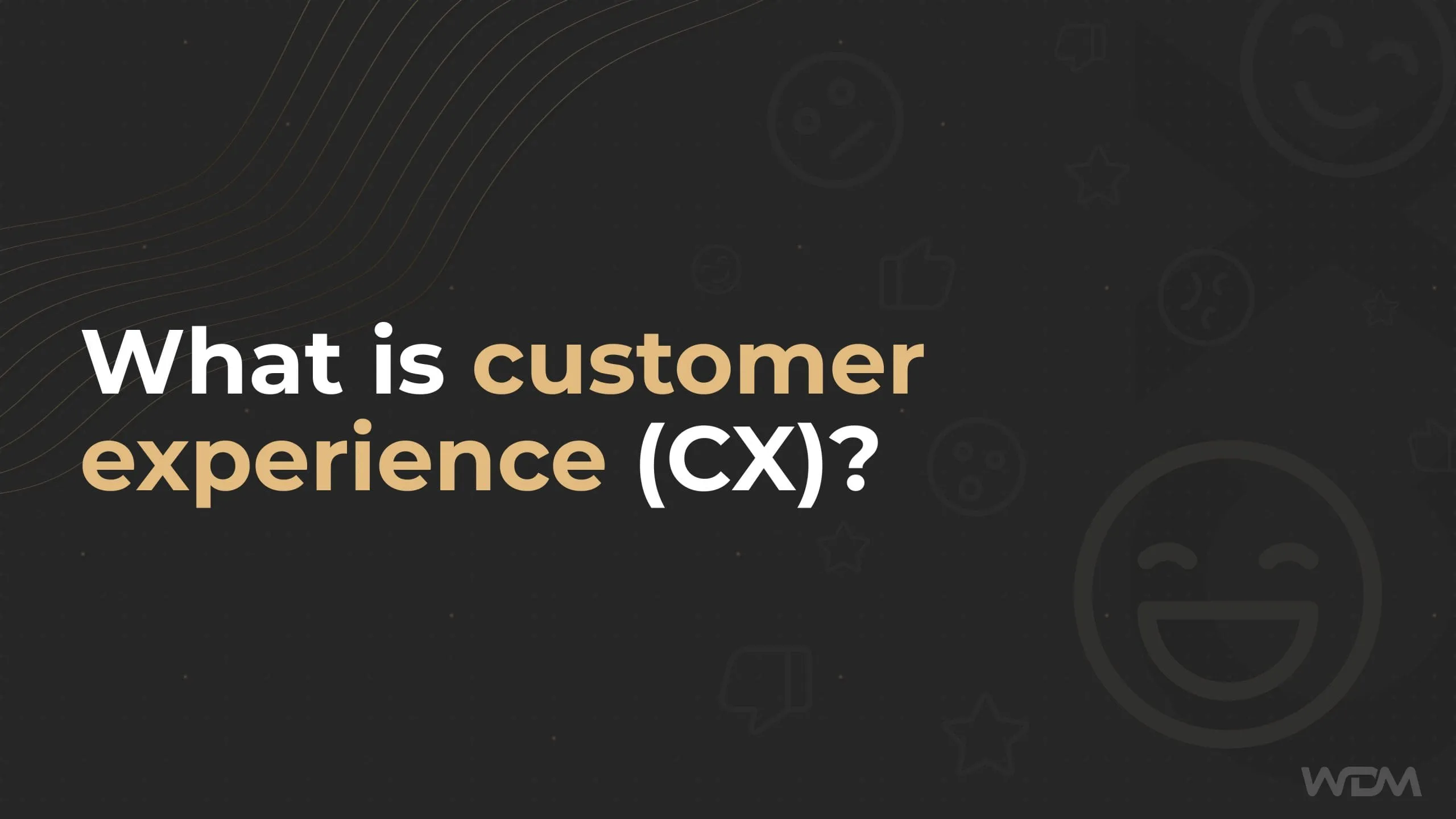 E-Commerce article thumbnail with the caption "What is a customer experience (CX)?"