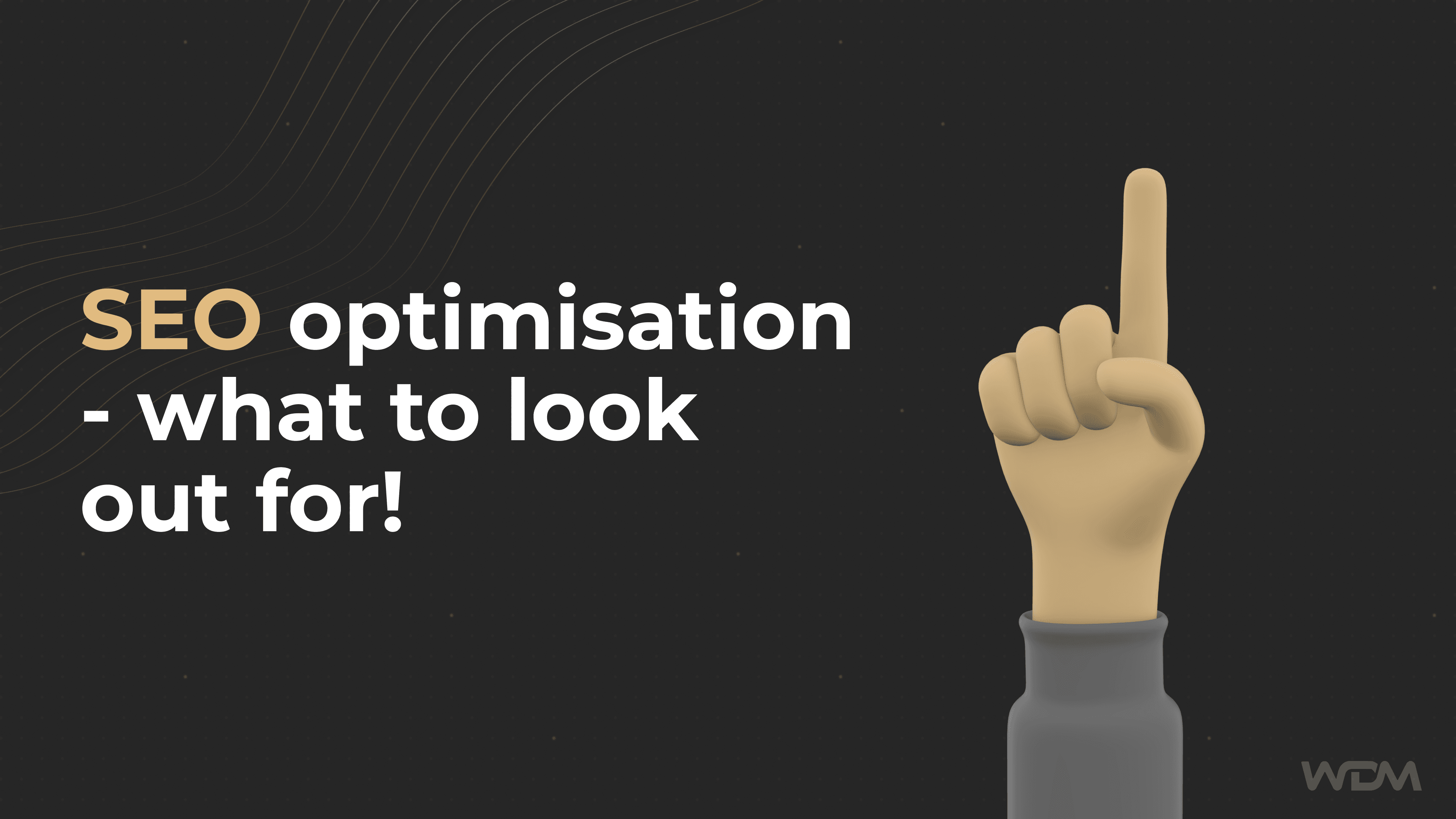 E-Commerce article thumbnail with the caption "SEO optimization - what to look out for!"