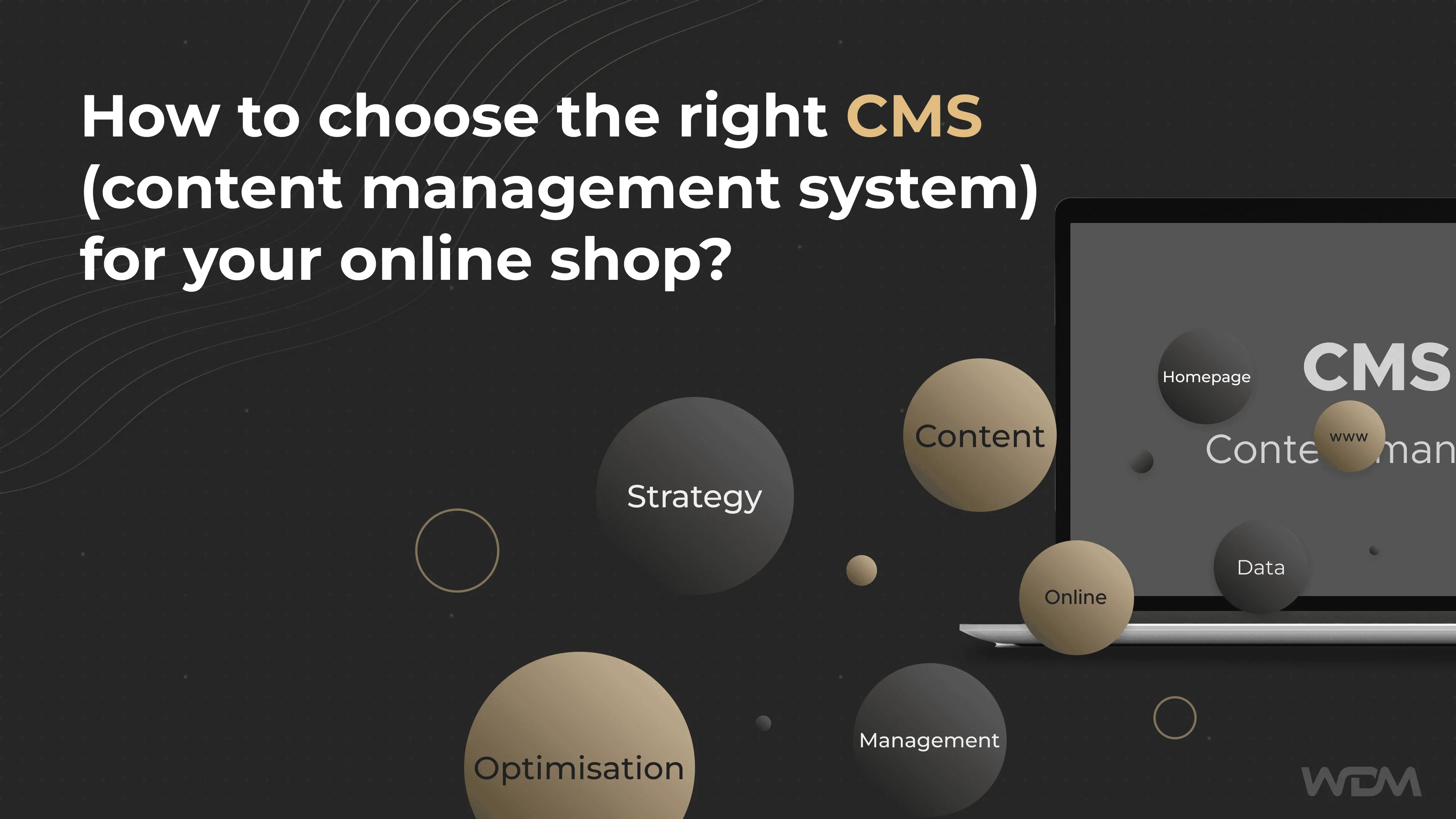 E-Commerce article thumbnail with the caption "How not to shoot wrong with the choice of content management system for an online store?"
