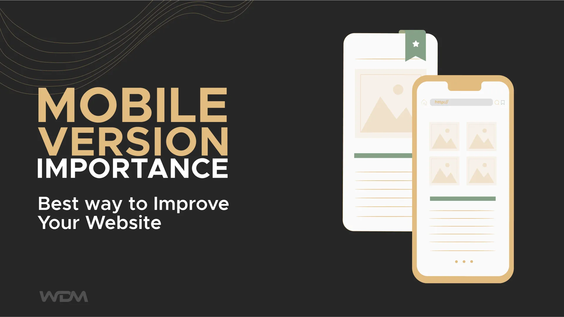 E-commerce article thumbnail with the caption "Mobile Version Importance: Best way to improve your website"