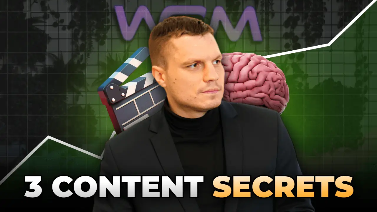 E-commerce article thumbnail with caption "3 Content Secrets"