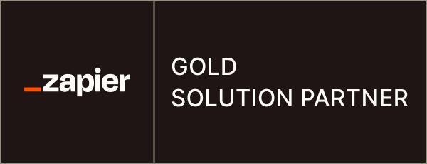 Zapier Gold Solution Partner badge
