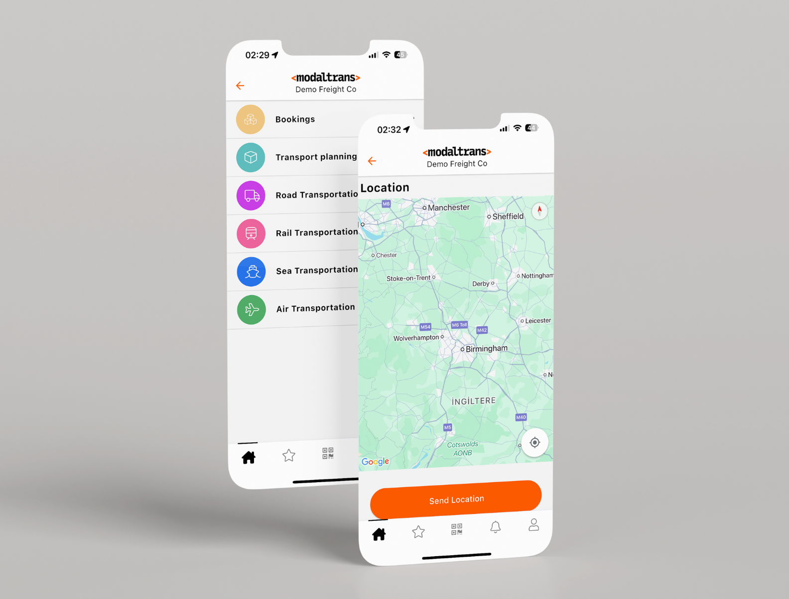 modaltrans mobile app