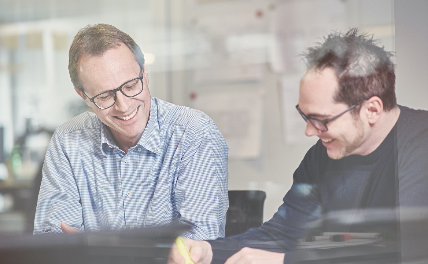 Members of Invetage working together