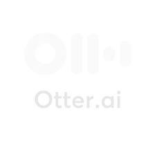 White Otter.ai logo on a transparent checkered background.