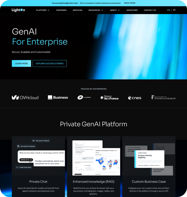 A Primer designed brand system and website shown in use
