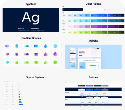 Brand identity system artwork